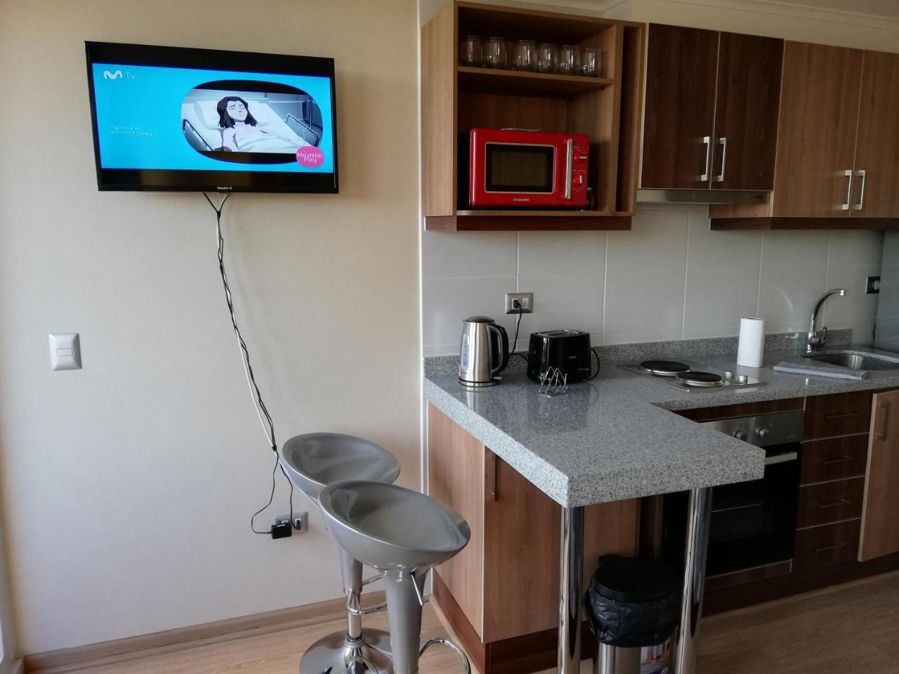 Depto Estudio 1810 Centro Blanco Apartamento Temuco